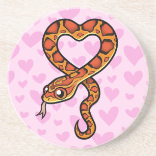 Snake Love Zandsteen Onderzetter