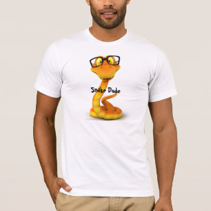Snake Man Chinees ijzersenteken T-shirt