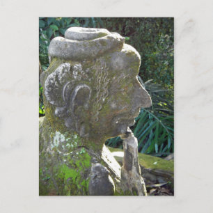 Snake Man Statue Briefkaart