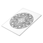 Snake Mandala Coloring Book Pad Notitieblok (Schuin)