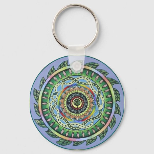 Snake Mandala Sleutelhanger (Voorkant)
