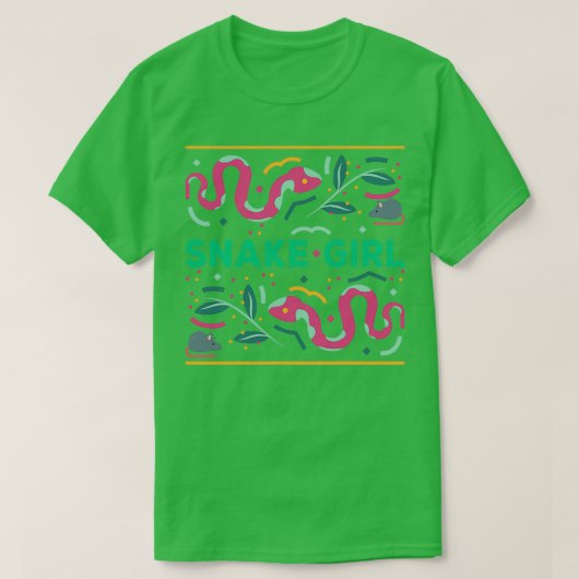 SNAKE MEISJES, KLEINE HOBBY T-SHIRT (Design voorkant)