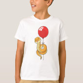 Snake met ballon t-shirt (Voorkant)