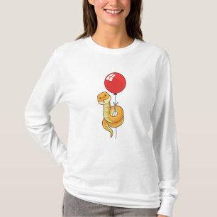 Snake met ballon t-shirt