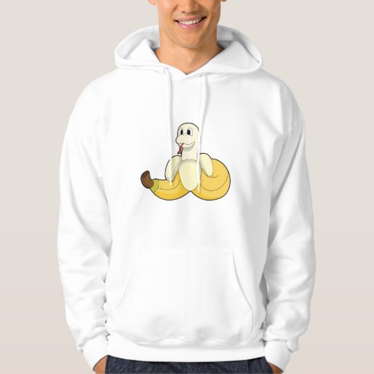 Snake met Banana Hoodie (Voorkant)