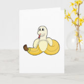 Snake met Banana Kaart (Gele Bloem)