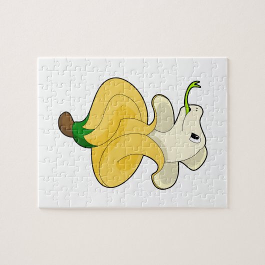Snake met Banana Legpuzzel (Horizontaal)