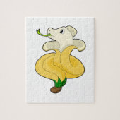 Snake met Banana Legpuzzel (Verticaal)