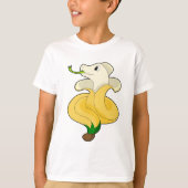 Snake met Banana T-shirt (Voorkant)