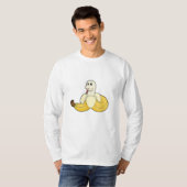 Snake met Banana T-shirt (Voorkant volledig)