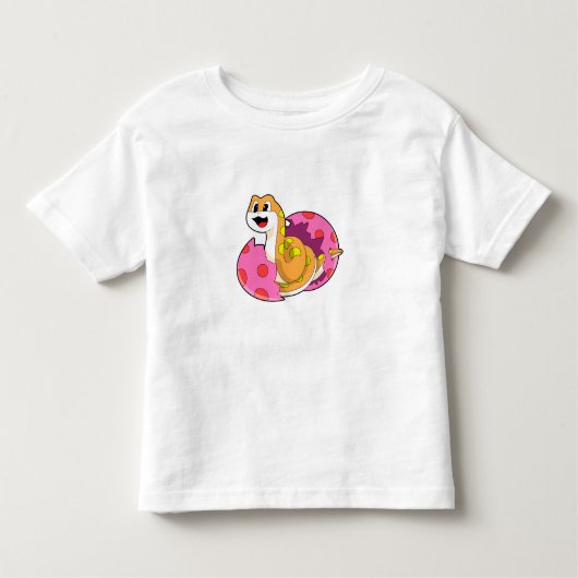 Snake met eieren kinder shirts (Voorkant)