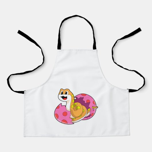 Snake met eieren schort (Voorkant)