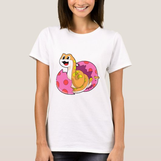 Snake met eieren t-shirt (Voorkant)
