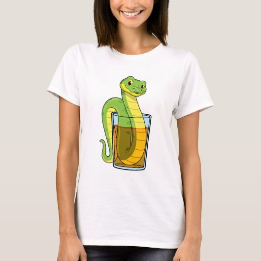Snake met Juice T-shirt (Voorkant)