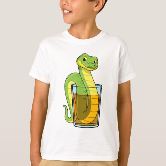 Snake met Juice T-shirt (Voorkant)