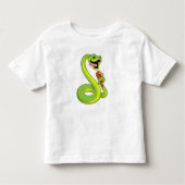 Snake met kip kinder shirts (Voorkant)