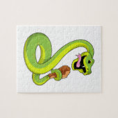 Snake met kip legpuzzel (Horizontaal)