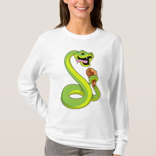 Snake met kip t-shirt