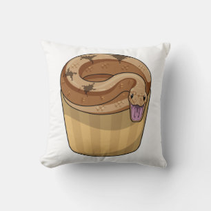Snake met Muffin Kussen