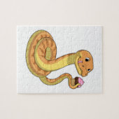 Snake met Muffin Legpuzzel (Horizontaal)