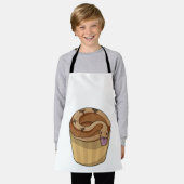 Snake met Muffin Schort (Gedragen)