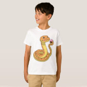 Snake met Muffin T-shirt (Voorkant volledig)