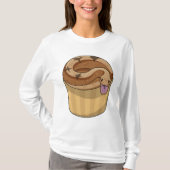 Snake met Muffin T-shirt (Voorkant)