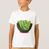 Snake met Ramen Bowl T-shirt (Voorkant)