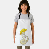 Snake met Umbrella Schort (Insitu)