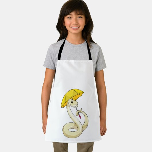 Snake met Umbrella Schort (Insitu)