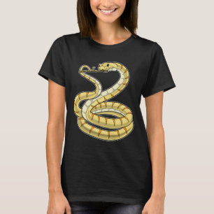 Snake Musician Fluit Muziek T-shirt