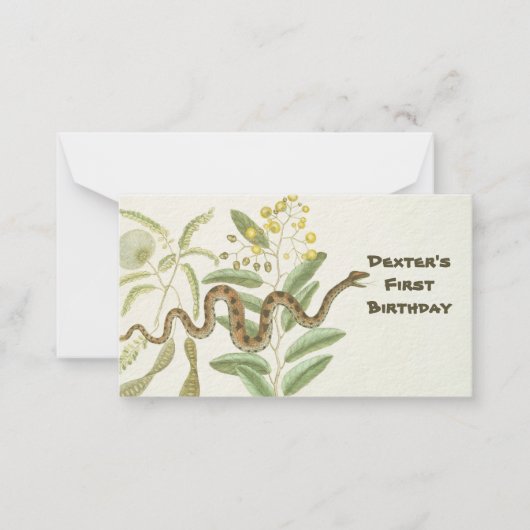 Snake Notitiekaartje (Voorkant)