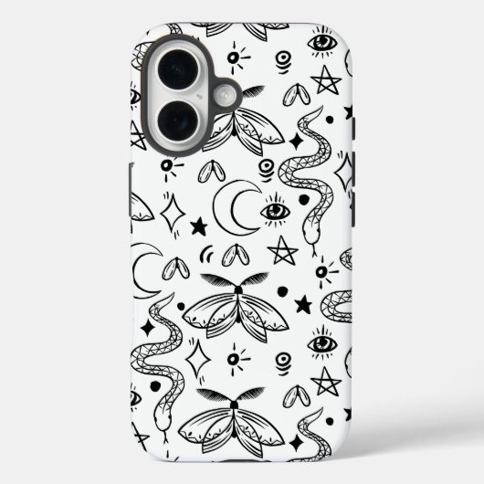 Snake - occulte nacht Case-Mate iPhone case (Achterkant)