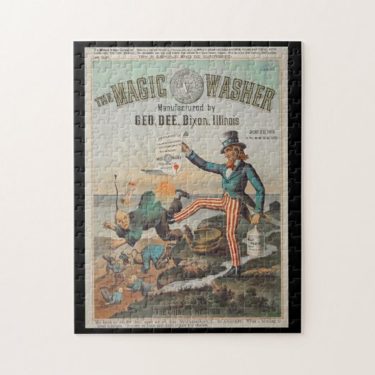 Snake Oil and Old Ads 2 Jigzaag Puzzle Legpuzzel (Verticaal)