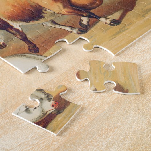 Snake Oil and Old Ads 6 Jigzaag Puzzle Legpuzzel (Zijkant)