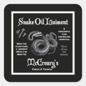 Snake Oil Liniment Sticker (Voorkant)