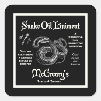 Snake Oil Liniment Sticker