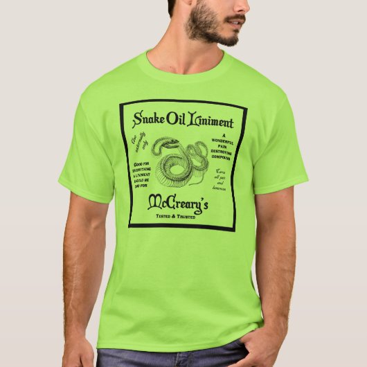Snake Oil Liniment T-Shirt (Voorkant)