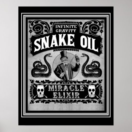 Snake Oil Peddler Elixir Poster (Voorkant)