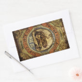 Snake Oil Rechthoekige Sticker (Envelop)