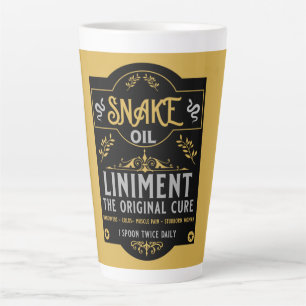Snake oil salesman grappige cadeaus voor verkoopme latte mok