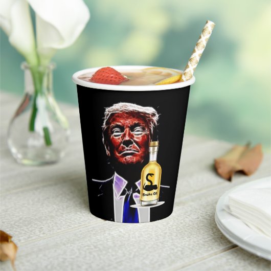 Snake Oil Salesman Paper Cup Papieren Bekers (Insitu)