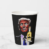 Snake Oil Salesman Paper Cup Papieren Bekers (Achterkant)