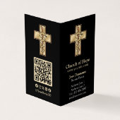 Snake on Cross Visitekaartje (Buitenkant)