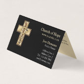 Snake on Cross Visitekaartje (Voorkant)