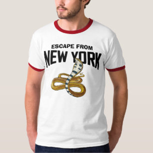 Snake ontsnapt uit het nieuwe geurshirt t-shirt