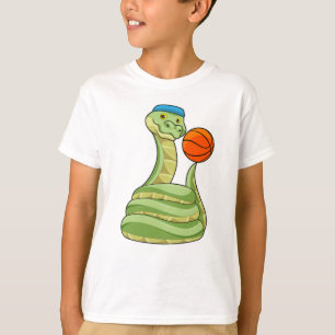 Snake op Basketball Sports T-shirt