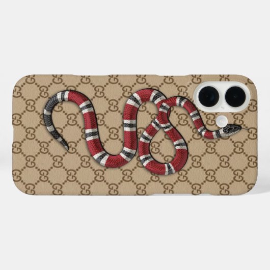 Snake Pattern Case-Mate iPhone Case (Achterkant (horizontaal))