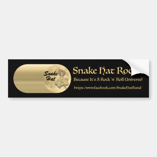 Snake Pet Bumpersticker (Voorkant)