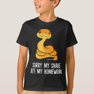 Snake Pet School Sorry, mijn slangenwijk T-shirt